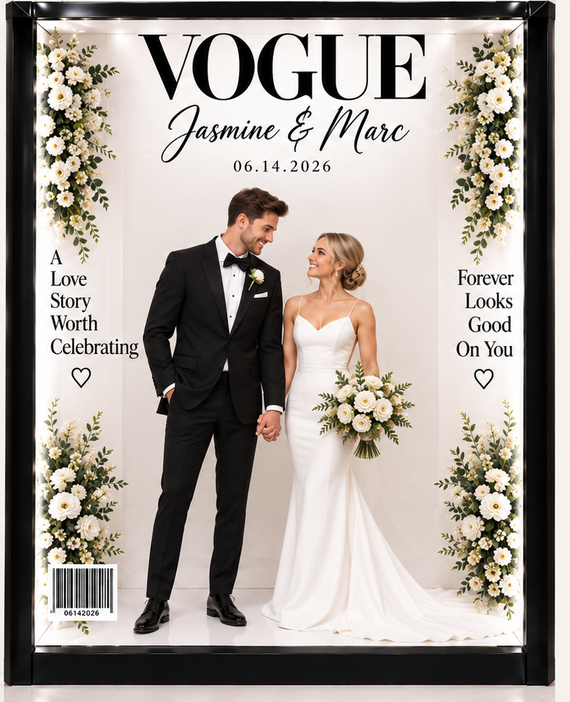 Wedding Vogue photo booth